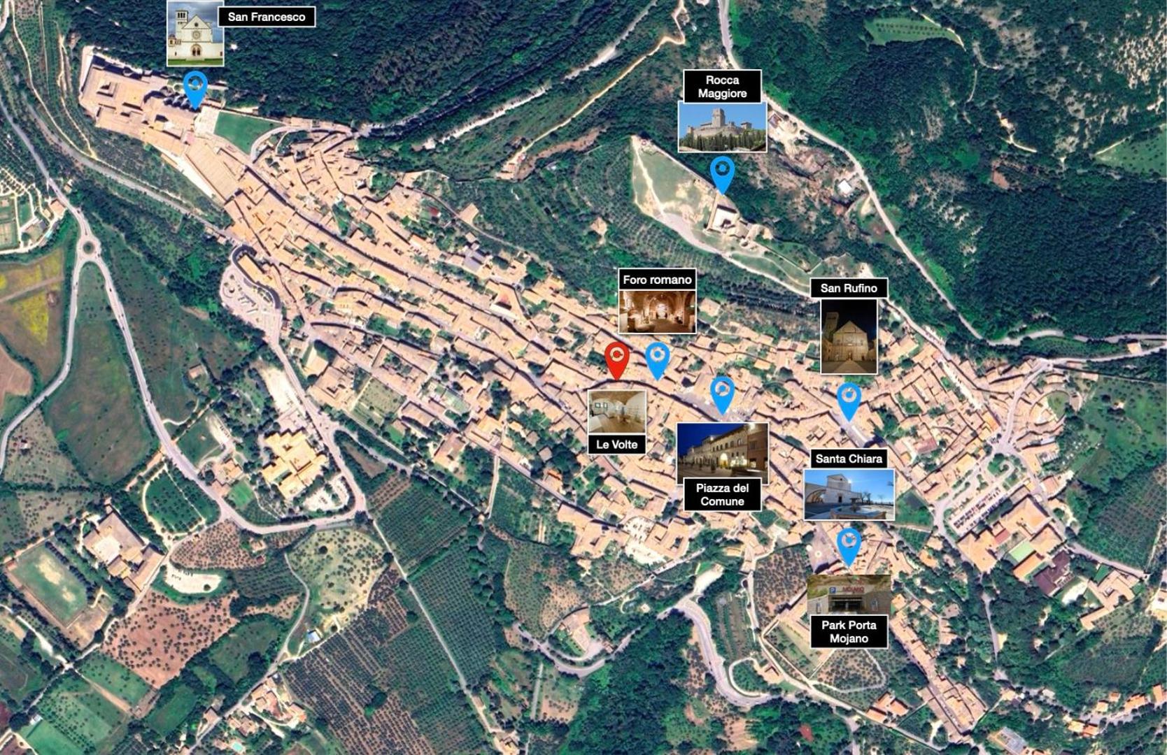Apartmán Le Volte Di Via Portica Assisi Exteriér fotografie
